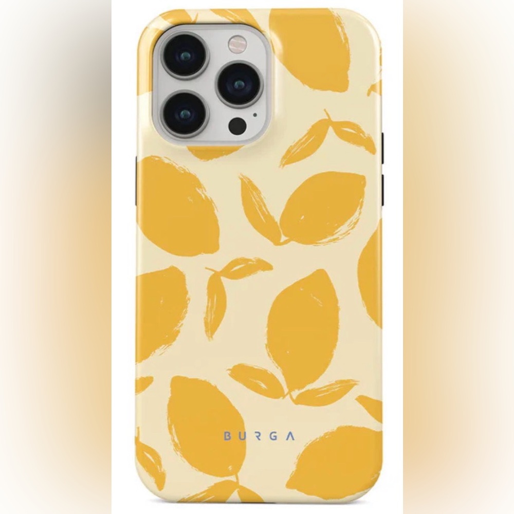 Burga Lemon Tart MagSafe iPhone 13 Pro Max Case Like New